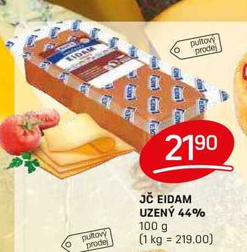 JČ EIDAM UZENÝ 44% 100 g