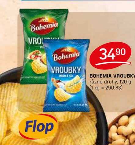 BOHEMIA VROUBKY různé druhy, 120 g 