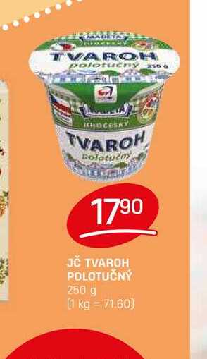 JČ TVAROH POLOTUČNÝ 250 g 