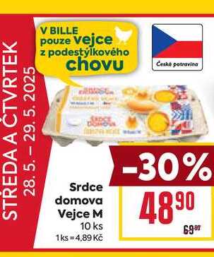 Srdce domova Vejce M 10 ks 