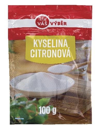 VÁŠ VÝBĚR Kyselina citronová, 100 g