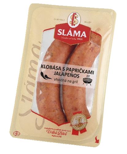 Klobása s papričkami Jalapeňos, 240 g