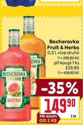 Becherovka Fruit & Herbs 0,5l