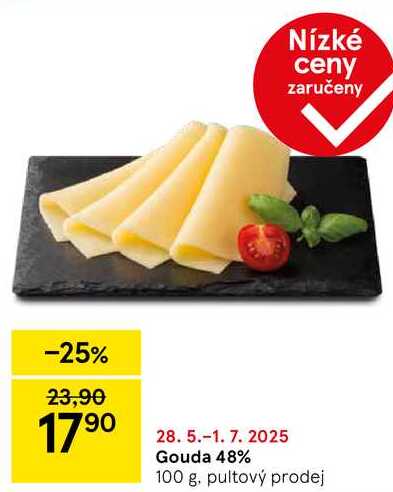 Gouda 48%, 100 g 
