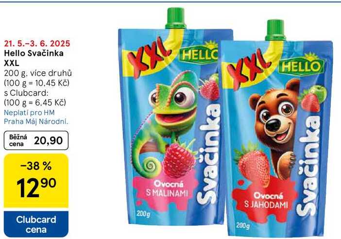 Hello Svačinka XXL 200 g, více druhů 