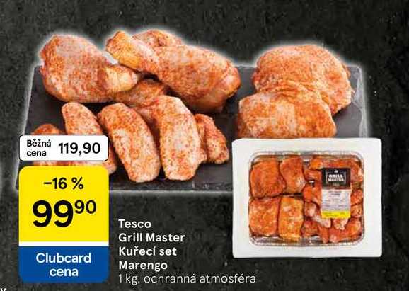 Tesco Grill Master Kuřecí set Marengo, 1 kg 