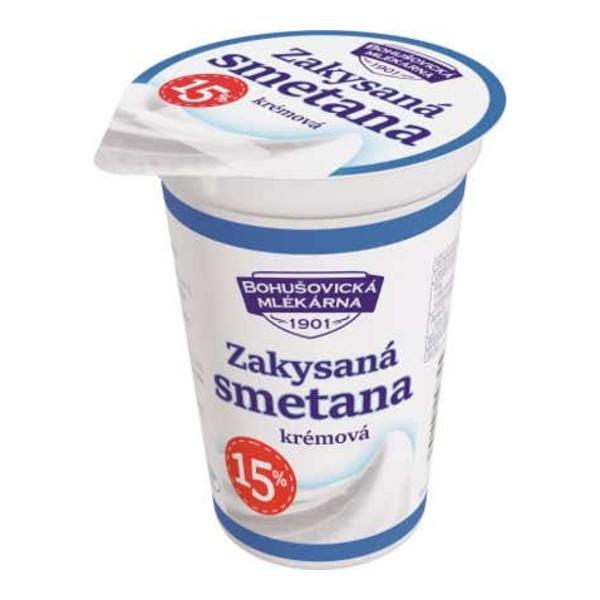 Bohušovická mlékárna Zakysaná smetana krémová (15%)