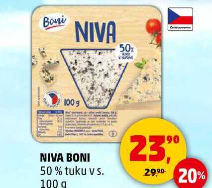 NIVA BONI 50% tuku vs., 100 g