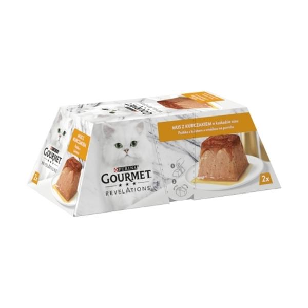 Gourmet Revelations 2x57 g kuře, paštika pro kočky
