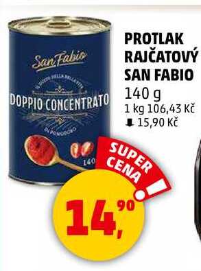 PROTLAK RAJČATOVÝ SAN FABIO, 140g  