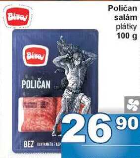 Poličan salám plátky 100g