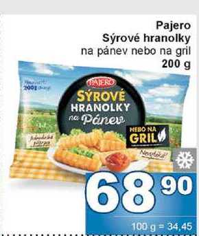 Pajero Sýrové hranolky 200g