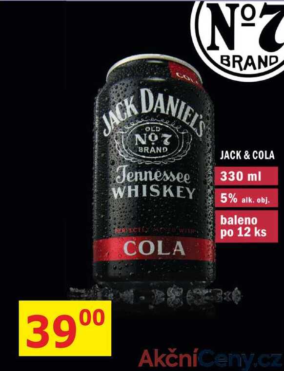 JACK & COLA 330 ml 5% alk. 