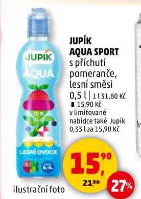JUPIK AQUA SPORT lesní směsi, 0,5 l 