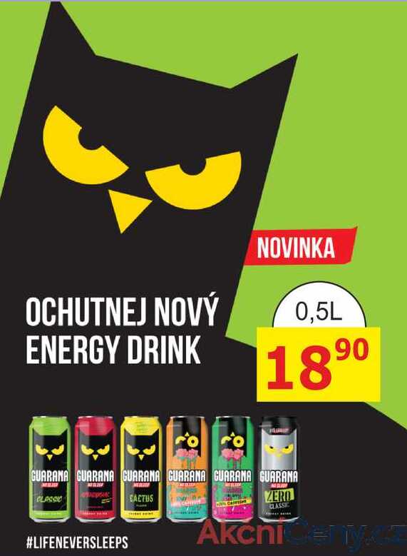 GUARANA energy drink 0,5L