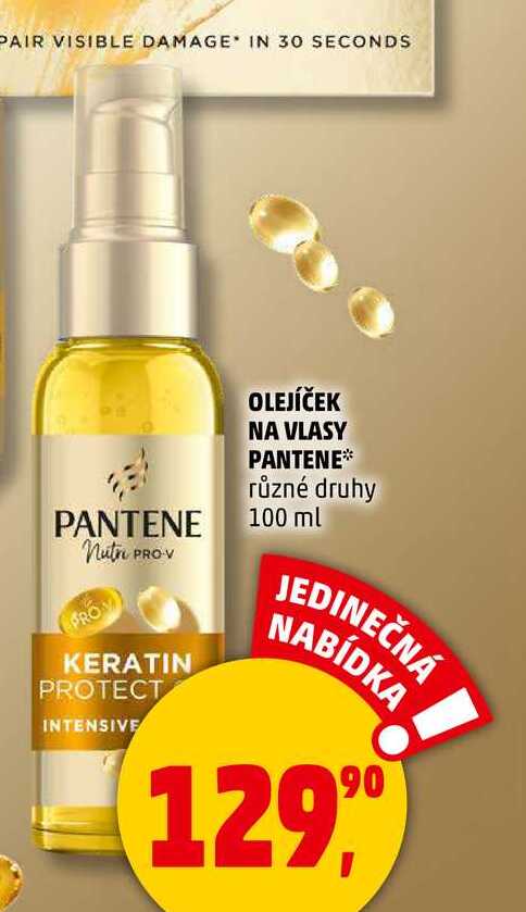 OLEJÍČEK NA VLASY PANTENE různé druhy, 100 ml  