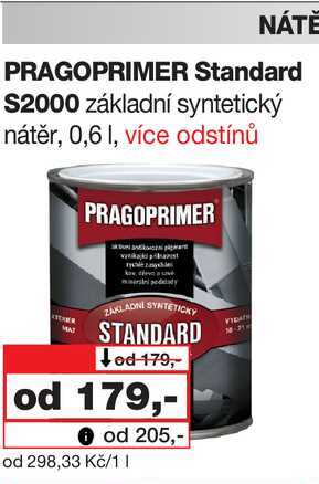PRAGOPRIMER Standard S2000 základní syntetický nátěr, 0,6l