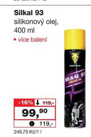 Silkal 93 silikonový olej, 400 ml 