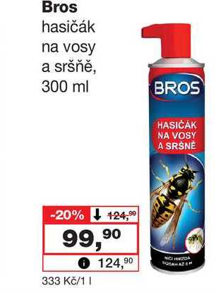 Bros hasičák na vosy a sršňě, 300 ml 