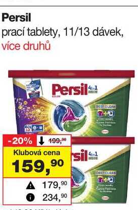 Persil prací tablety, 11/13 dávek 