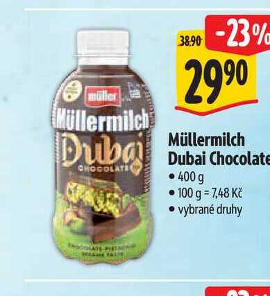 Müllermilch Dubai Chocolate 400 g