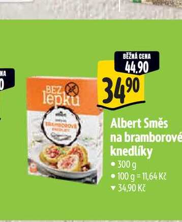  Albert Směs na bramborové knedlíky 300 g 