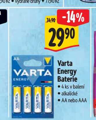   VARTA Energy Baterie  4 ks  