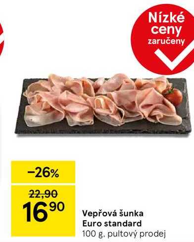 Vepřová šunka Euro standard, 100 g 