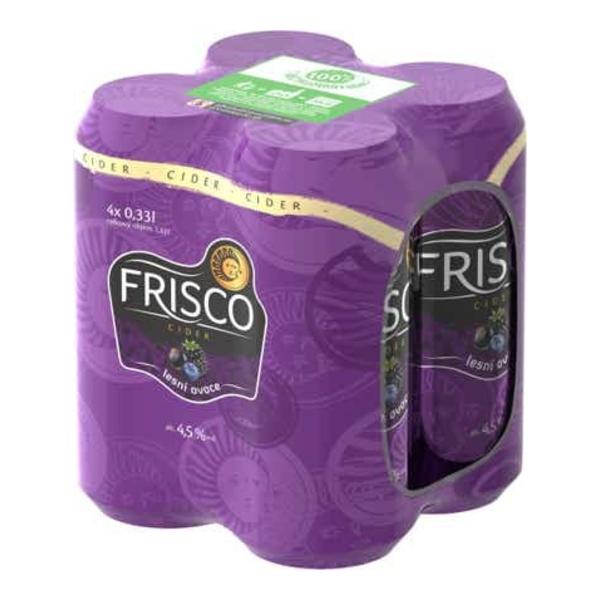 Frisco Cider Lesní ovoce 4x330ml plech