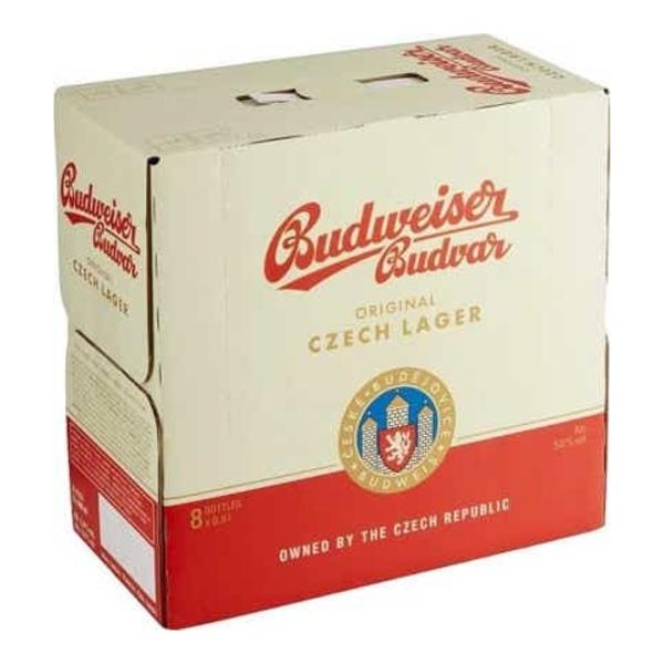 Budějovický Budvar Original světlý ležák, sklo 8x0,5l