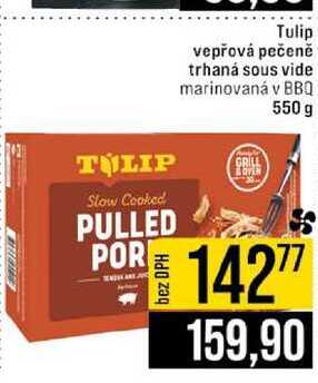 Tulip vepřová pečeně trhaná sous vide marinovaná v BBQ 550 g 