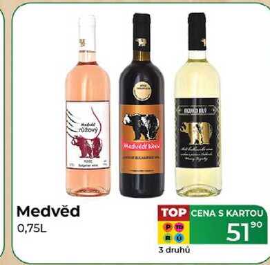 Medvěd 0,75L
