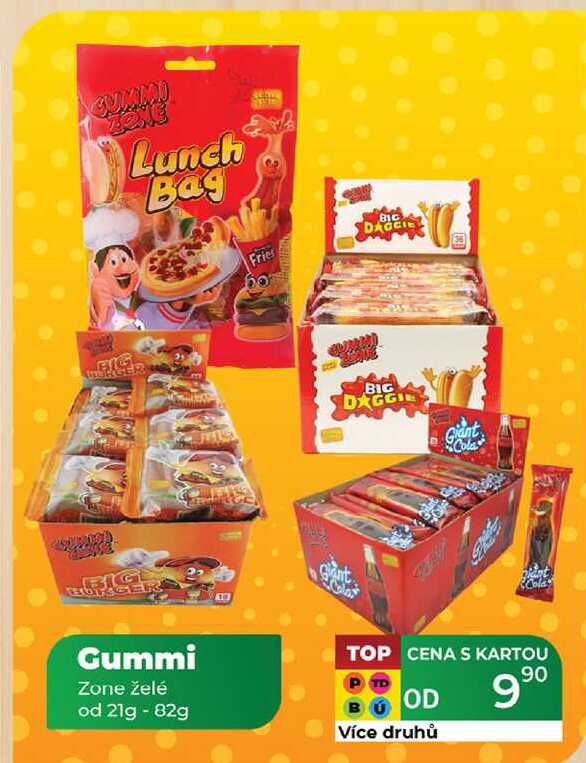 Gummi Zone želé od 21g - 82g  