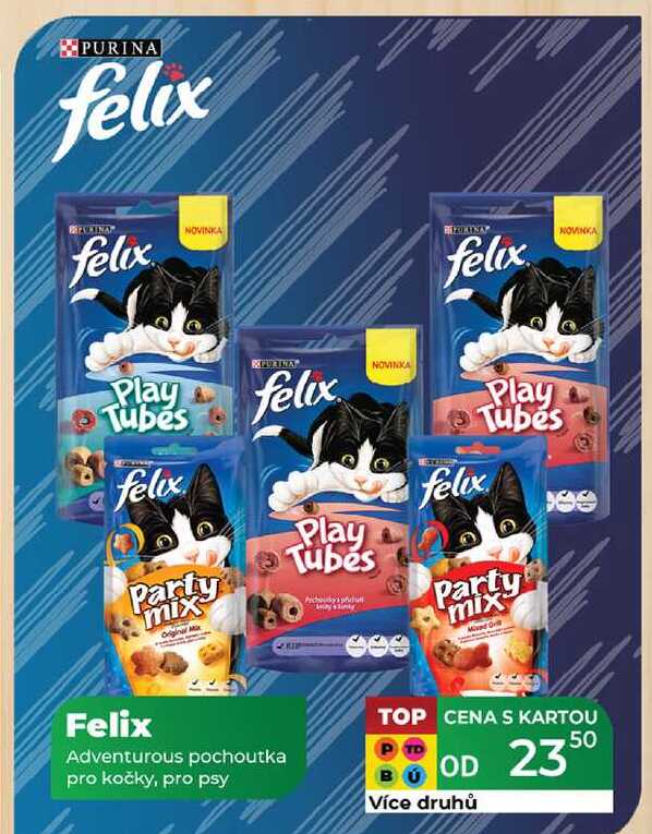 Felix Adventurous pochoutka pro kočky, pro psy  