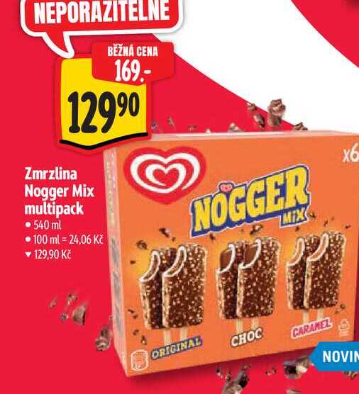   Zmrzlina Nogger Mix multipack   540 ml  