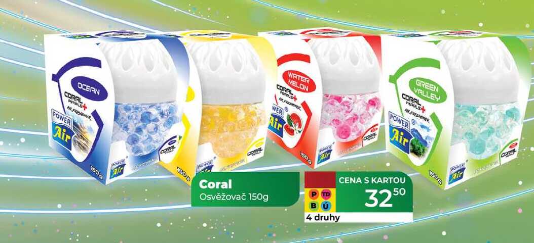 Coral Osvěžovač 150g  