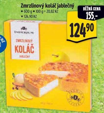 Zmrzlinový koláč jablečný, 600 g 
