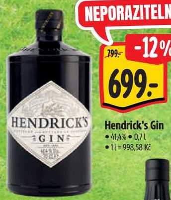 Hendrick's Gin, 0,7 l