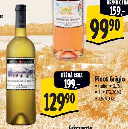 Pinot Grigio, 0,75 l