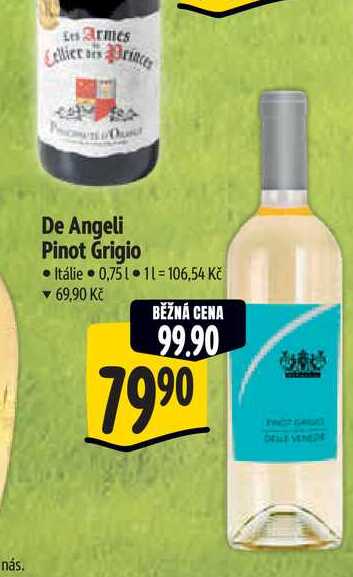   De Angeli Pinot Grigio  0,75 l