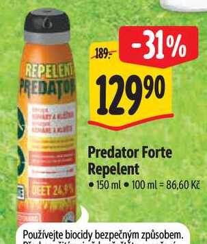 Predator Forte Repelent, 150 ml