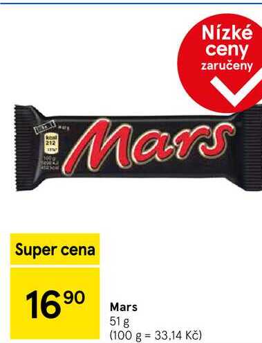 Mars tyčinka, 51 g
