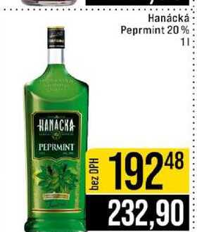 Hanácká Peprmint 20% 1l