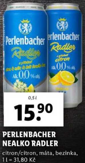 PERLENBACHER NEALKO RADLER, 0,5 l
