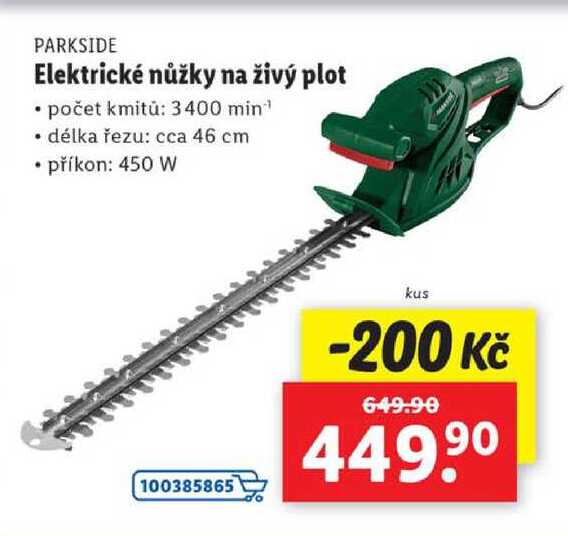 Elektrické nůžky na živý plot