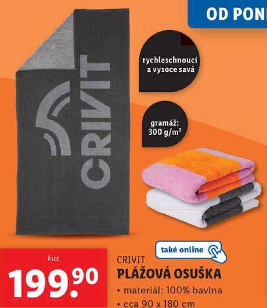 PLÁŽOVÁ OSUŠKA