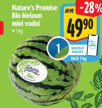 Nature's Promise Bio Meloun mini vodní, 1 kg