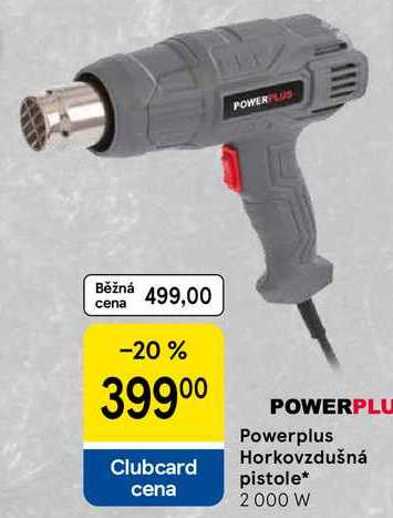 Powerplus Horkovzdušná pistole, 2000 W 