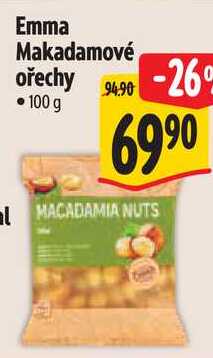 Emma Makadamové ořechy, 100 g