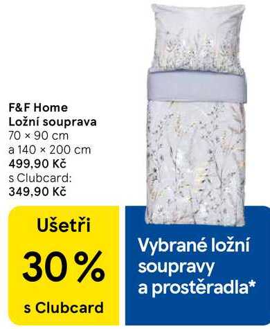 F&F Home Ložní souprava, 70 x 90 cm a 140 x 200 cm  